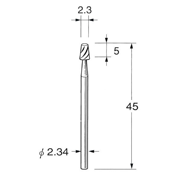 日本精密機械工作（株） 精密加工用超硬カッター テーパー K 精密加工用超硬カッター　テーパー K1423