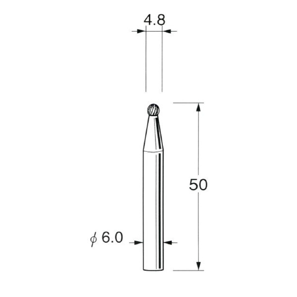 日本精密機械工作（株） 超硬カッター クロスカット 軸径φ6 K 超硬カッター　クロスカット K6021