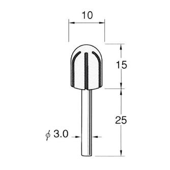 日本精密機械工作（株） キャップ型ラバーホルダー ＜丸先＞ S キャップ型ラバーホルダー　＜丸先＞ S4210