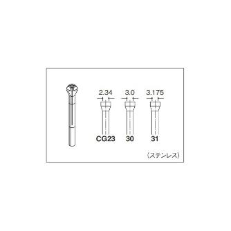 日本精密機械工作（株） コレットチャック CG コレットチャック　φ３ CG30