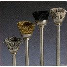 日本精密機械工作（株） 軸付カップ型ブラシ 白羊毛(山羊) B