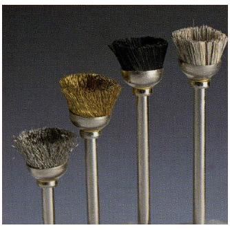 日本精密機械工作（株） 軸付カップ型ブラシ 鉄波線 B 軸付カップ型ブラシ　鉄波線　５本 B3117