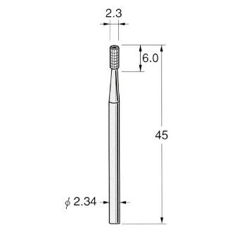 日本精密機械工作（株） 精密加工用スチールカッター ストレートフィッシャー C スチールカッター　ストレート　１０本 C1423
