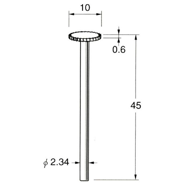 日本精密機械工作（株） 精密加工用スチールカッター クラウンソー C スチールカッター　クラウンソー　１本 C1610