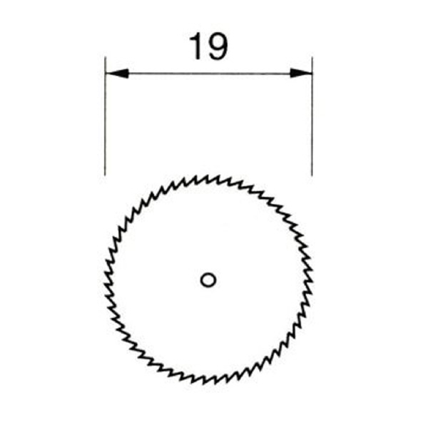 日本精密機械工作（株） 精密加工用スチールカッター スリットソー C スチールカッター　スリットソー　５枚 C2019