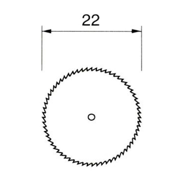 日本精密機械工作（株） 精密加工用スチールカッター スリットソー C スチールカッター　スリットソー　５枚 C2022