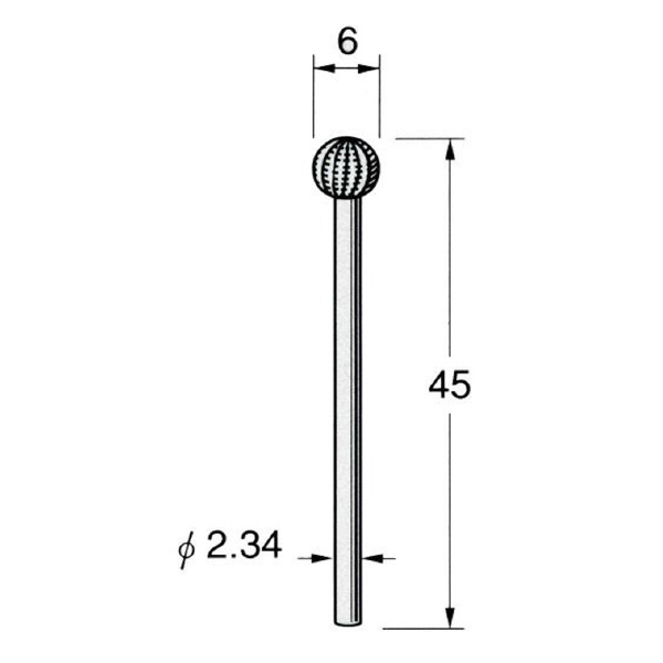 日本精密機械工作（株） 精密加工用スチールカッター クロスカット C スチールカッター　クロスカット　３本 C5106