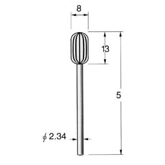 日本精密機械工作（株） 精密加工用スチールカッター クロスカット C スチールカッター　クロスカット　３本 C5408