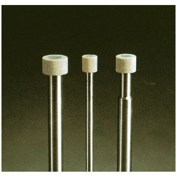 日本精密機械工作（株） 機械研削用ビトリファイドボンド軸付ダイヤモンド砥石 軸径φ3 D ビトリファイドボンド軸付ダイヤモンド砥石 D7103