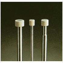 日本精密機械工作（株） 機械研削用ビトリファイドボンド軸付ダイヤモンド砥石 軸径φ6 D