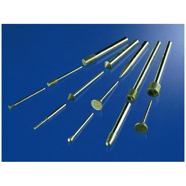 日本精密機械工作（株） 電着ダイヤモンドディスク 片面電着 軸径φ2.34 D 電着ダイヤモンドディスク　片面電着 D9113