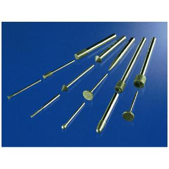 日本精密機械工作（株） 電着ダイヤモンドディスク 片面電着 軸径φ2.34 D 電着ダイヤモンドディスク　片面電着 D9211