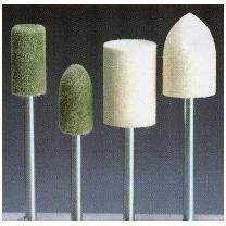 日本精密機械工作（株） 軸付フェルトバフ 酸化クロム 軸径φ6 F