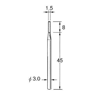 日本精密機械工作（株） 軸付砥石 軸径φ3 G31 軸付砥石　５本 G3122