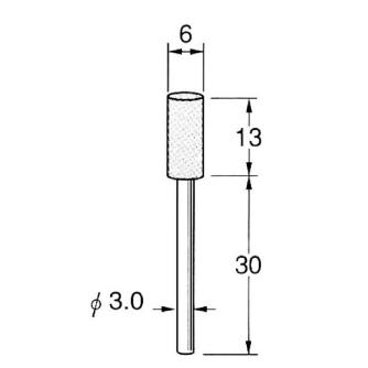 日本精密機械工作（株） 軸付砥石 軸径φ3 G31 軸付砥石　５本 G3127