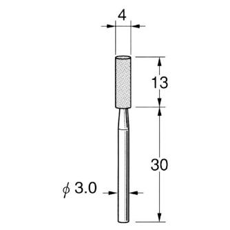 日本精密機械工作（株） 軸付砥石 軸径φ3 G32 軸付砥石　５本 G3212