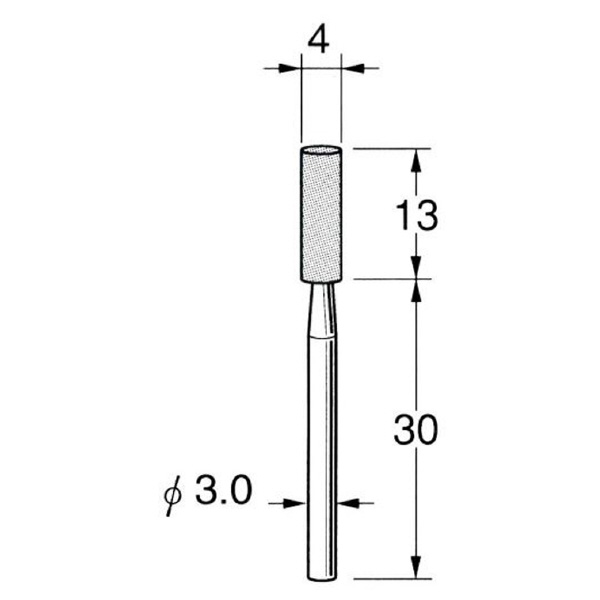 日本精密機械工作（株） 軸付砥石 軸径φ3 G32 軸付砥石　５本 G3212