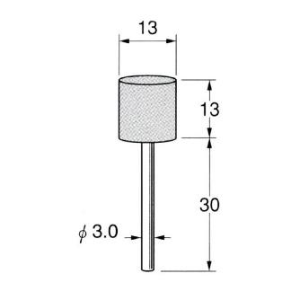 日本精密機械工作（株） 軸付砥石 軸径φ3 G32 軸付砥石　５本 G3217