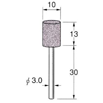 日本精密機械工作（株） 軸付砥石 軸径φ3 G32 軸付砥石　５本 G3236