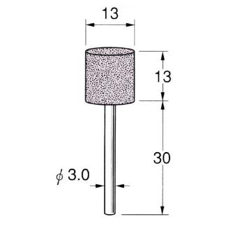 日本精密機械工作（株） 軸付砥石 軸径φ3 G32 軸付砥石　５本 G3237