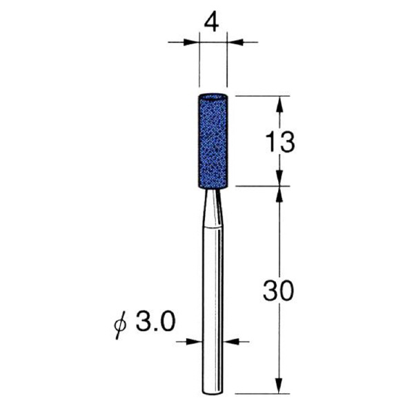 日本精密機械工作（株） 軸付砥石 軸径φ3 G32 軸付砥石　５本 G3242