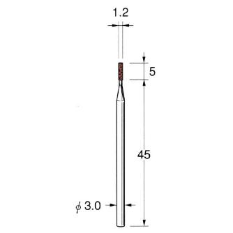 日本精密機械工作（株） 機械研削用軸付砥石 G 機械研削用軸付砥石　５本 G4312
