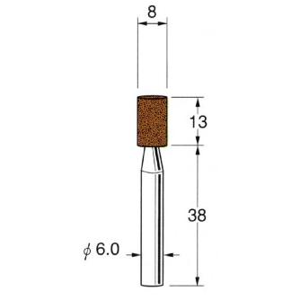 日本精密機械工作（株） 軸付砥石 軸径φ6 G61 軸付砥石　５本 G6112