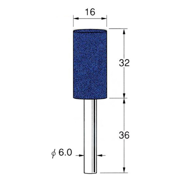 日本精密機械工作（株） 軸付砥石 軸径φ6 G63 軸付砥石　５本 G6313