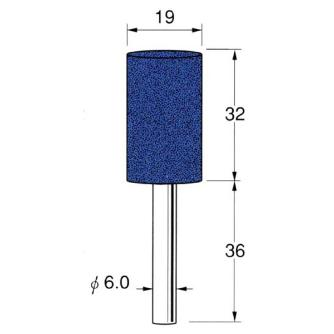 日本精密機械工作（株） 軸付砥石 軸径φ6 G63 軸付砥石　５本 G6314