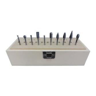 日本精密機械工作（株） 超硬カッターセット 軸径φ3 K 超硬カッターセット　１０本入 K0032