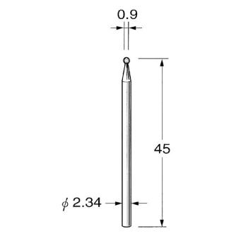 日本精密機械工作（株） 精密加工用超硬カッター ラウンド K 精密加工用超硬カッター　ラウンド K1009