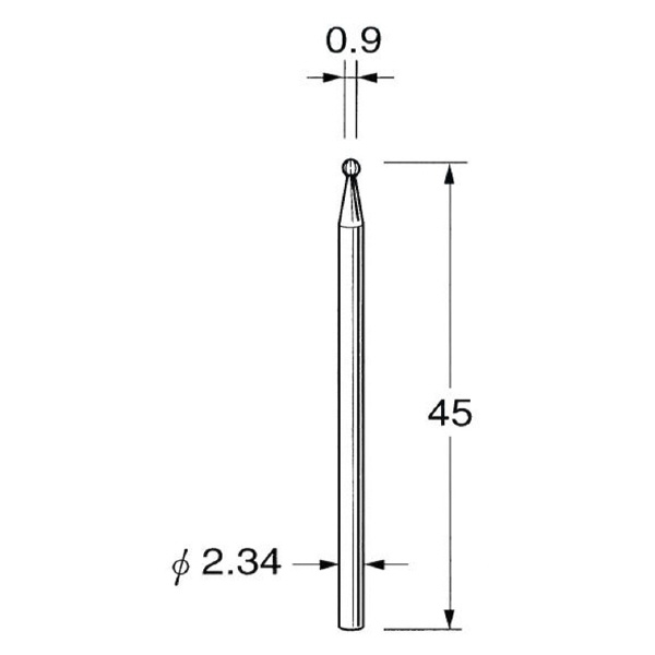 日本精密機械工作（株） 精密加工用超硬カッター ラウンド K 精密加工用超硬カッター　ラウンド K1009