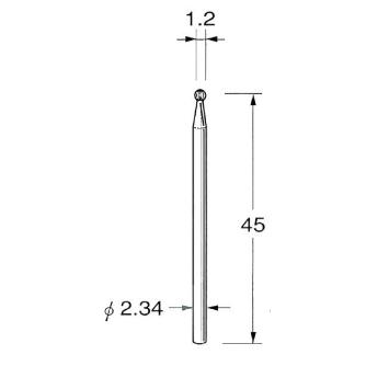 日本精密機械工作（株） 精密加工用超硬カッター ラウンド K 精密加工用超硬カッター　ラウンド K1012