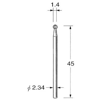 日本精密機械工作（株） 精密加工用超硬カッター ラウンド K 精密加工用超硬カッター　ラウンド K1014
