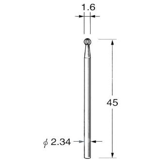 日本精密機械工作（株） 精密加工用超硬カッター ラウンド K 精密加工用超硬カッター　ラウンド K1016