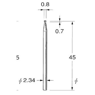 日本精密機械工作（株） 精密加工用超硬カッター インバーテットコーン K 精密加工用超硬カッター　コーン K1108