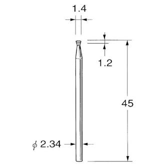 日本精密機械工作（株） 精密加工用超硬カッター インバーテットコーン K 精密加工用超硬カッター　コーン K1114