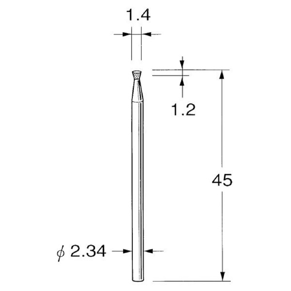 日本精密機械工作（株） 精密加工用超硬カッター インバーテットコーン K 精密加工用超硬カッター　コーン K1114