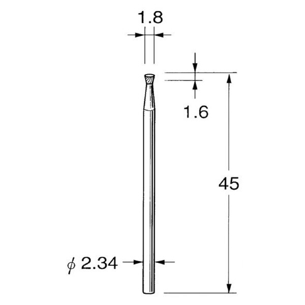 日本精密機械工作（株） 精密加工用超硬カッター インバーテットコーン K 精密加工用超硬カッター　コーン K1118