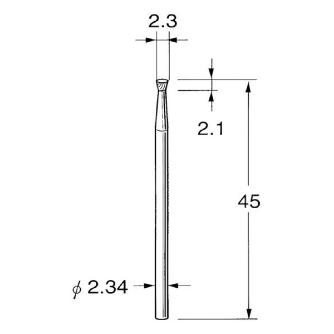 日本精密機械工作（株） 精密加工用超硬カッター インバーテットコーン K 精密加工用超硬カッター　コーン K1123