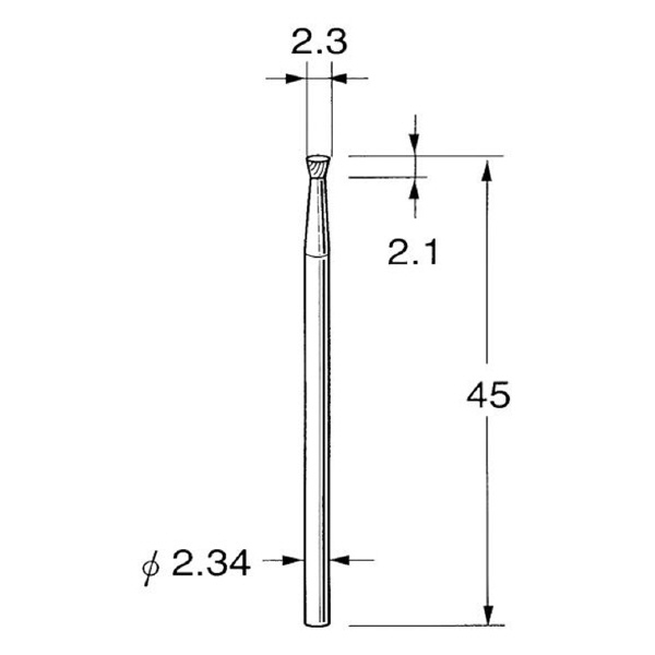 日本精密機械工作（株） 精密加工用超硬カッター インバーテットコーン K 精密加工用超硬カッター　コーン K1123