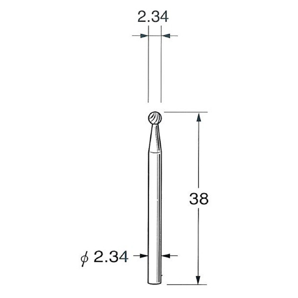 日本精密機械工作（株） 精密加工用超硬カッター スパイラルカット K 精密加工用超硬カッター　スパイラルカット K1611