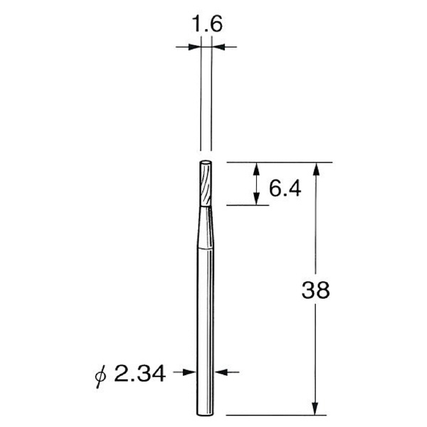 日本精密機械工作（株） 精密加工用超硬カッター スパイラルカット K 精密加工用超硬カッター　スパイラルカット K1621
