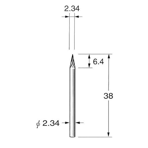 日本精密機械工作（株） 精密加工用超硬カッター スパイラルカット K 精密加工用超硬カッター　スパイラルカット K1671