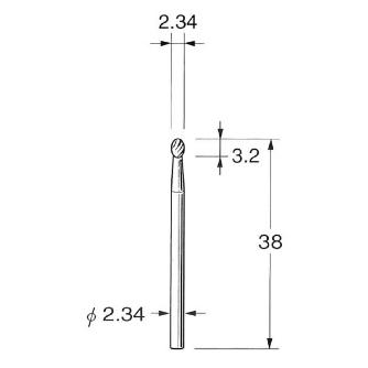 日本精密機械工作（株） 精密加工用超硬カッター スパイラルカット K 精密加工用超硬カッター　スパイラルカット K1681