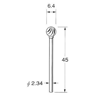 日本精密機械工作（株） 精密加工用超硬カッター スパイラルカット K 精密加工用超硬カッター　スパイラルカット K1711