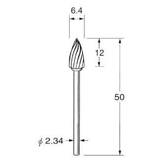 日本精密機械工作（株） 精密加工用超硬カッター スパイラルカット K 精密加工用超硬カッター　スパイラルカット K1751