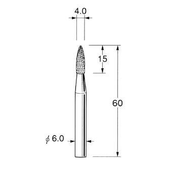 日本精密機械工作（株） 超硬カッター クロスカット 軸径φ6 K 超硬カッター　クロスカット K6321