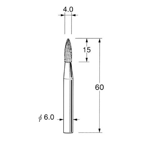 日本精密機械工作（株） 超硬カッター クロスカット 軸径φ6 K 超硬カッター　クロスカット K6321