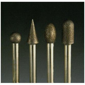 日本精密機械工作（株） 軸付電着ボラゾン砥石 軸径φ6 N 軸付電着ボラゾン砥石 N2310